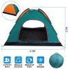 3/4 Man Waterproof Camping Tent Instant Pop Up Dome Tent w/Mosquito Net Doors Bags
