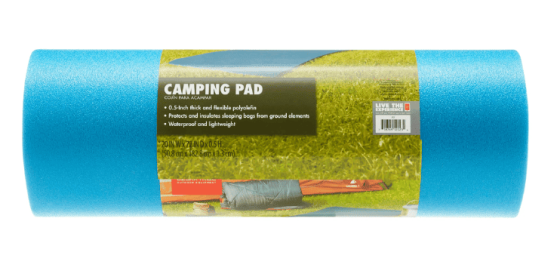 Ozark Trail Closed Cell Foam Blue Camp Sleeping Pad