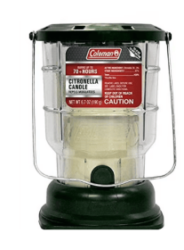Coleman Citronella Candle Outdoor Lantern - 70+ Hours, 6.7 Ounce, Green
