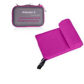 Camping Towels Super Absorbent, Fast Drying Microfiber Travel Towel, Ultra Soft Compact Gym Towel ,Sport Towel (Color: Purplish red, size: XL 75x150cm)
